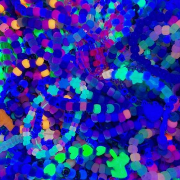 🌀 Rave Kandi Bundle of SIX RANDOM Bracelets - Picture 3 of 7